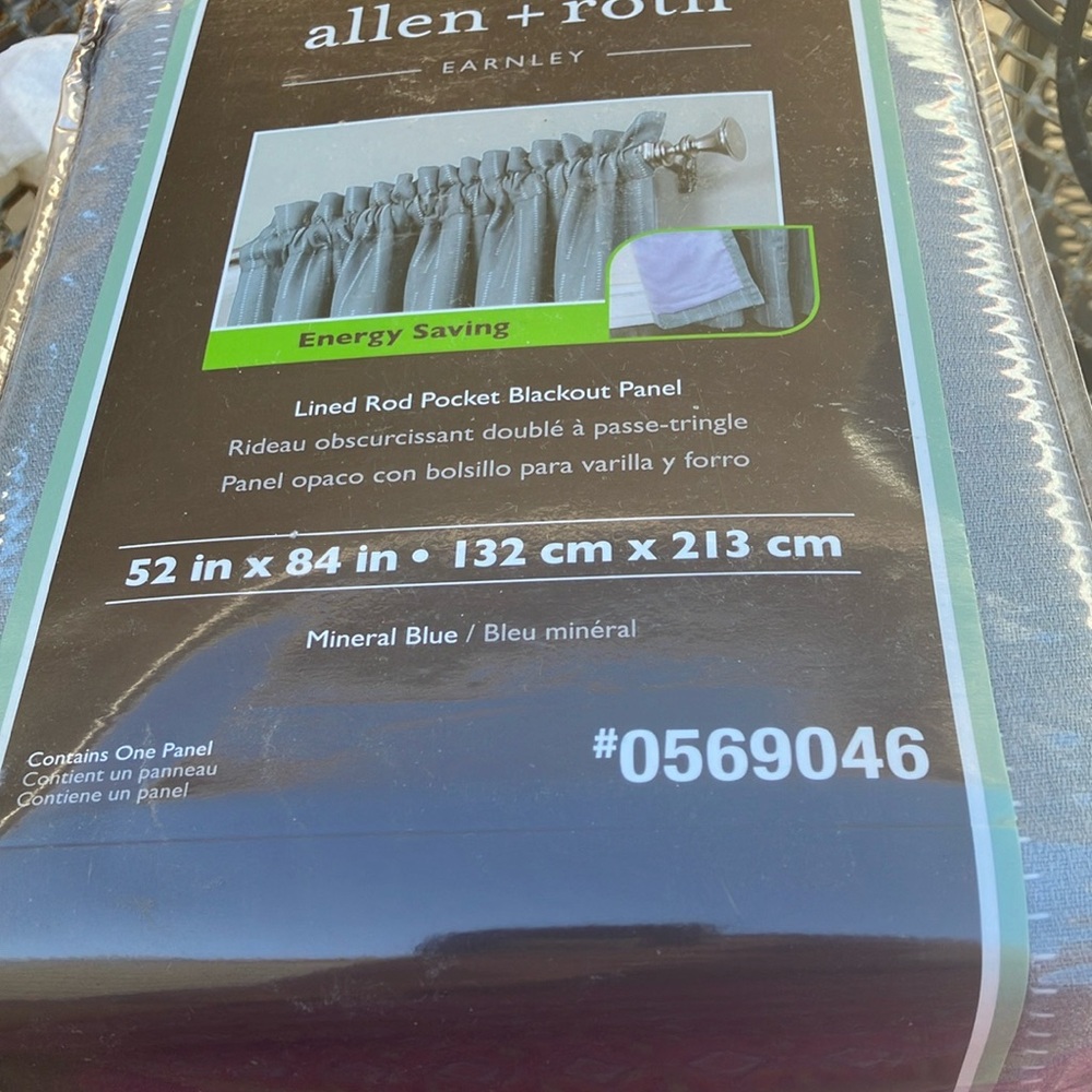 Allen and Roth tone on tone drapes